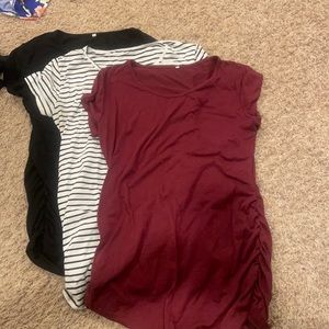 3 pack maternity tshirts